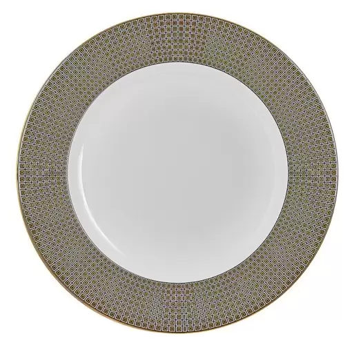 Обеденная тарелка 27 см Soren Gold Wallendorfer белая